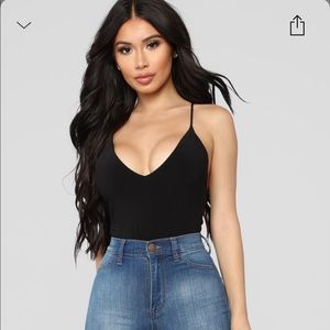 Sleek And Slay Bodysuit (Black)